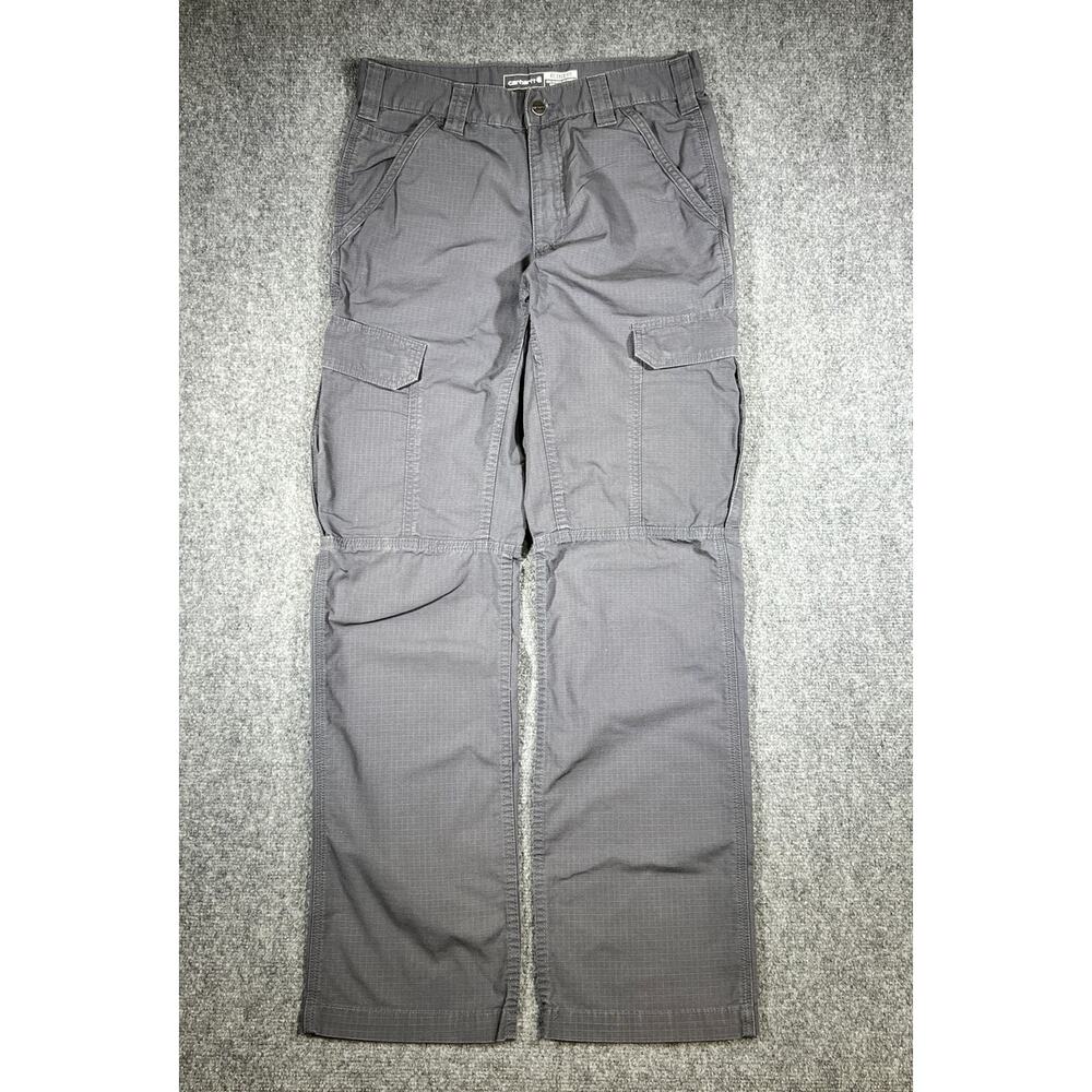 Carhartt Relaxed Fit Cargo Pants 30x32 Gray Workwear Utility
